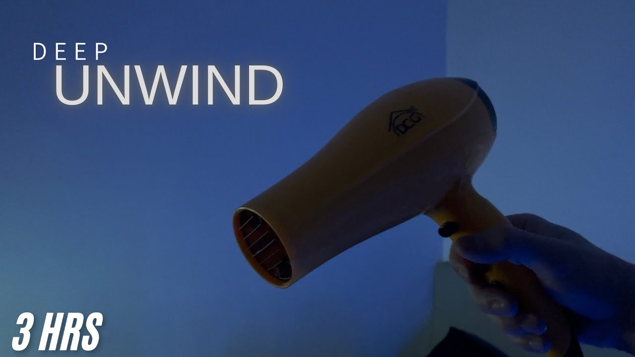 LIE DOWN and FOCUS ONLY on your WELL-BEING with this SOOTHING SOUND of HAIR DRYER (ASMR)