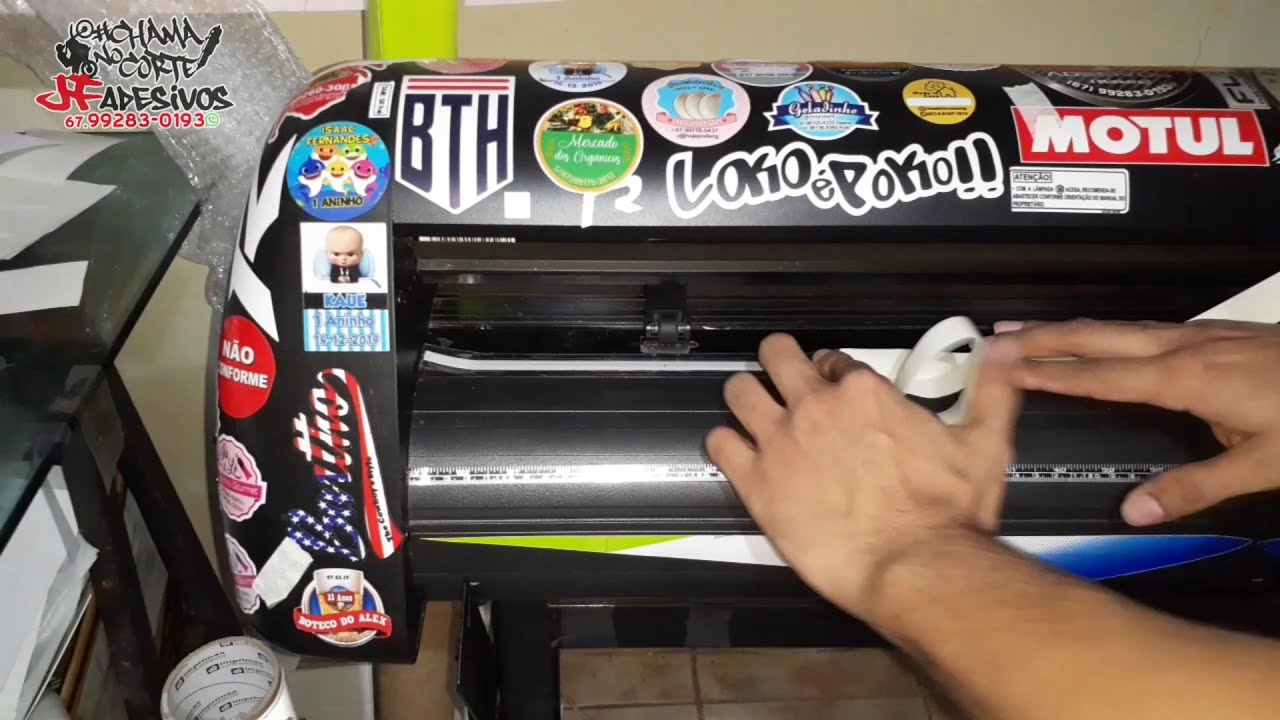Como trocar #Fita #Teflon #Plotter de #Recorte com #Transparente