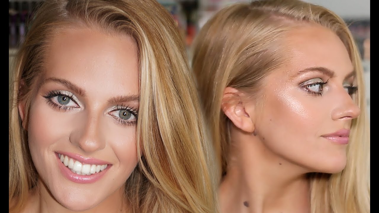 Blonde Hair Glam | FULL Contour & Highlight