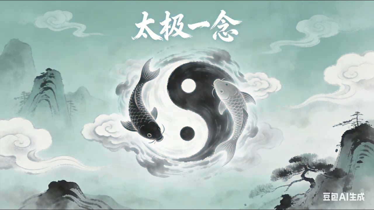 《太极一念》原创古风哲学流行歌曲 official music video 刚到极处　就要学会藏 你推我让　你怒我忘