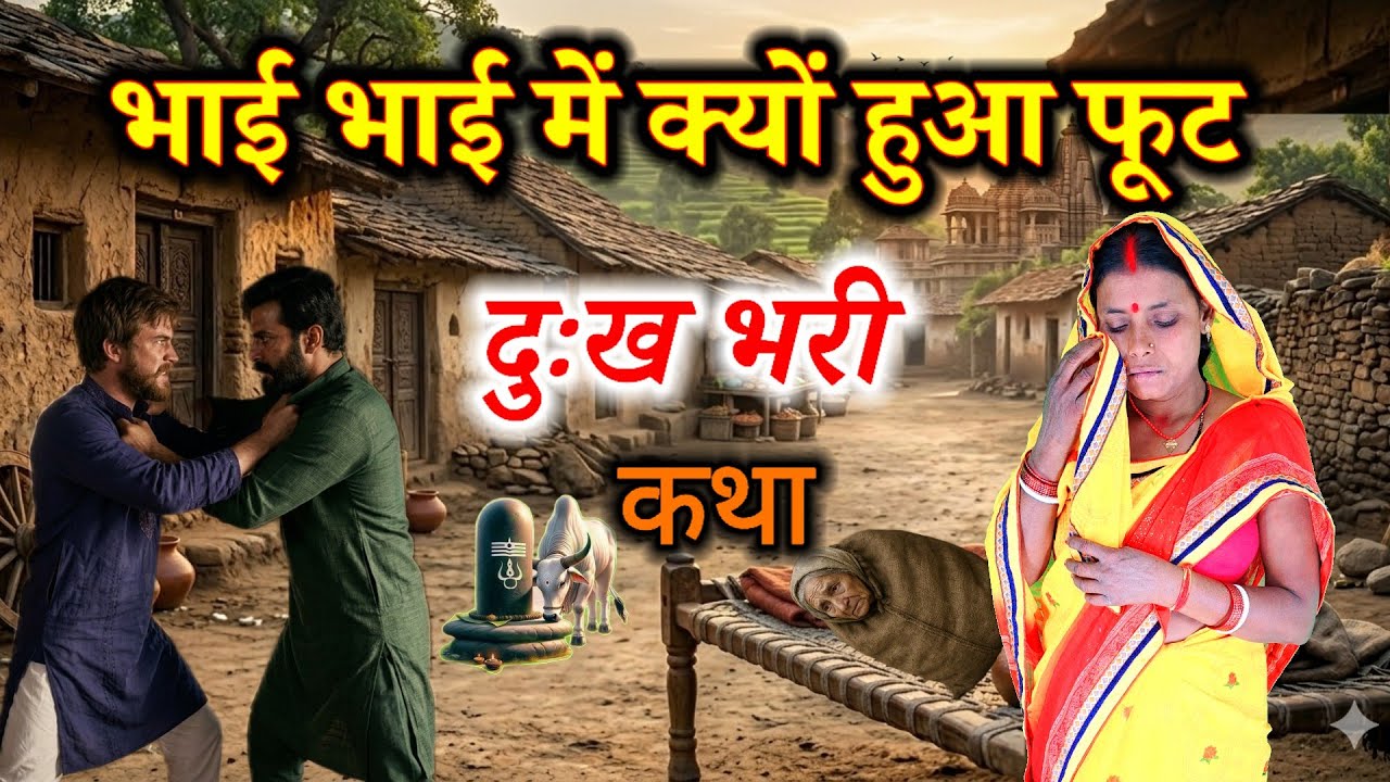 भाई भाई में क्यों हुआ फूट सुनिए पूरी कथा | shiv charcha ki dukhbhari katha | dukhbhari katha 🙏
