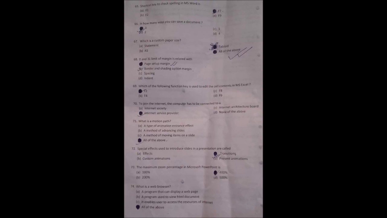 Assam Secretariat Computer Operator Exam Answer Key|Computer Operator Answer Key 2018
