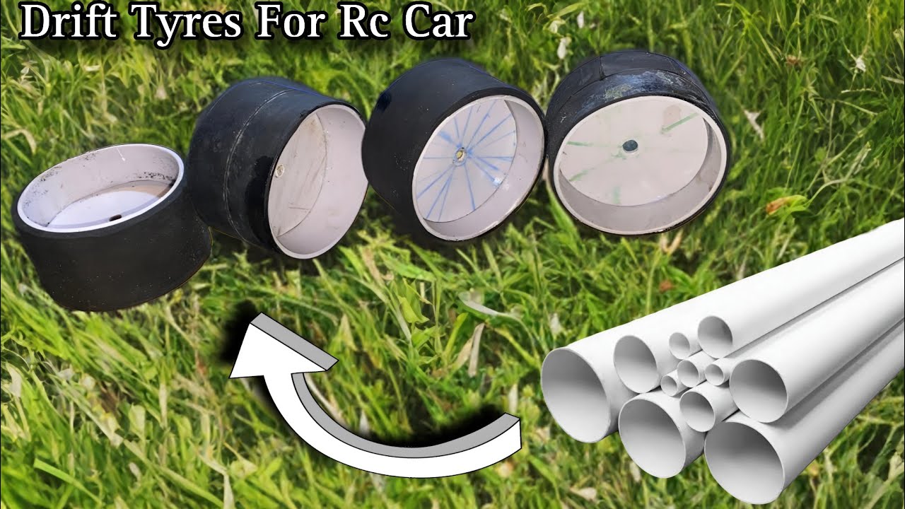 DIY RC Car Tyres from PVC Pipe | Cheap & Easy!