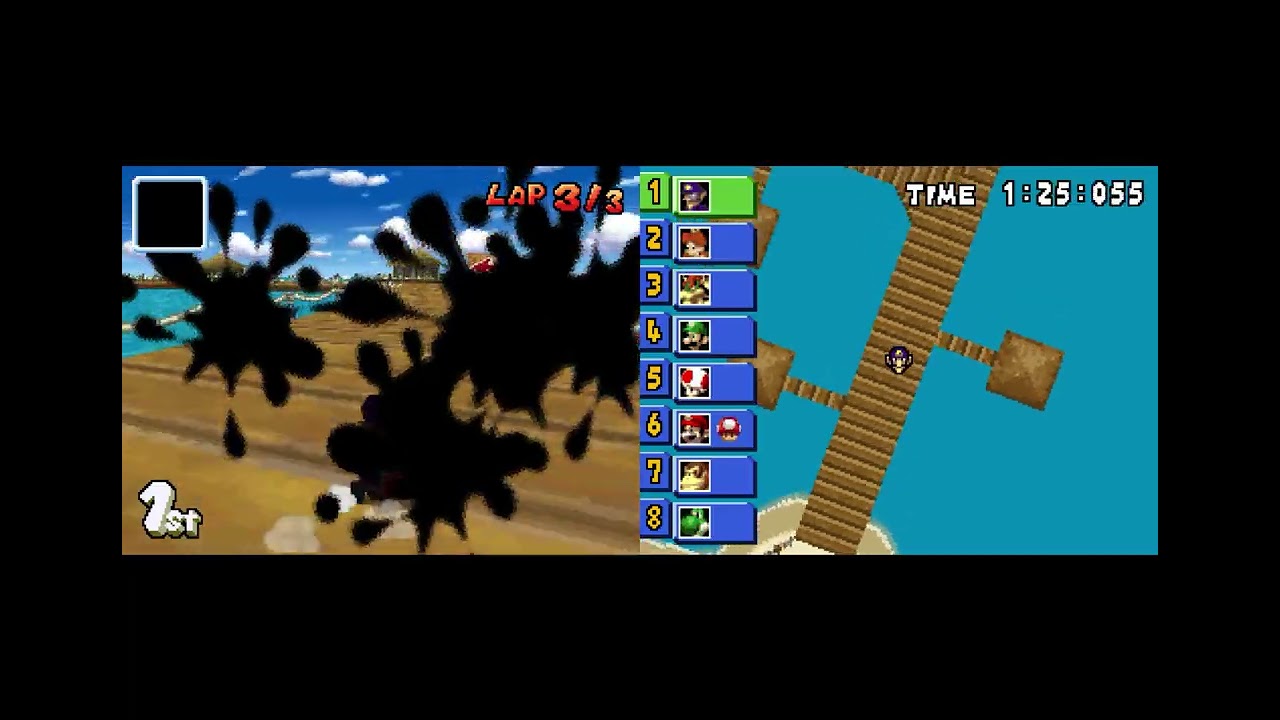 Mario Kart DS. Mushroom cup 3star Mirror. Ep14