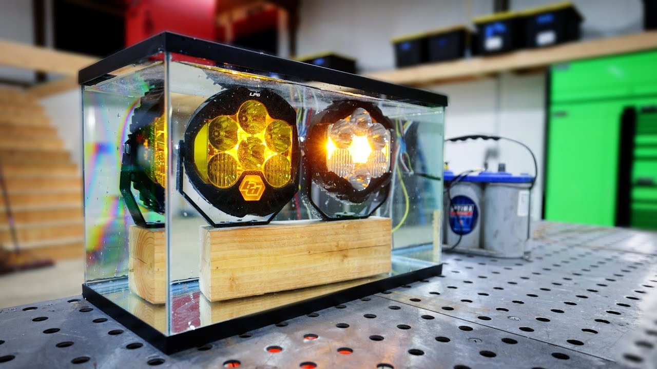 НОВЫЙ внедорожный тест Harbor Freight Offroad Light. Обзор дорожных фар Shock Edge.