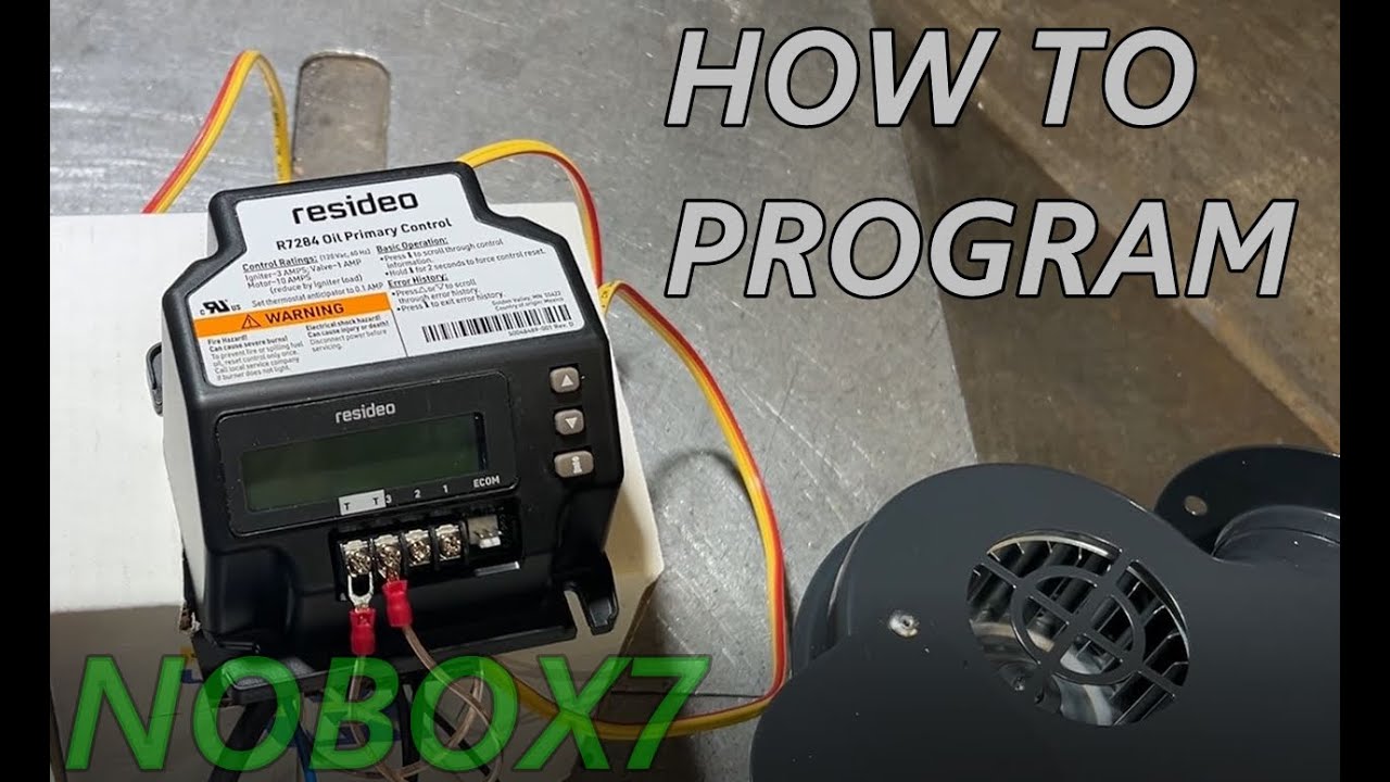 Resideo 7284U oil burner controller how to retrofit
