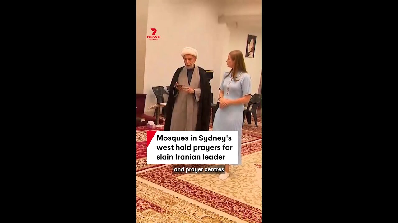 Mosques in Sydney's west hold prayers for slain Iranian leader Ayatollah Ali Khamenei