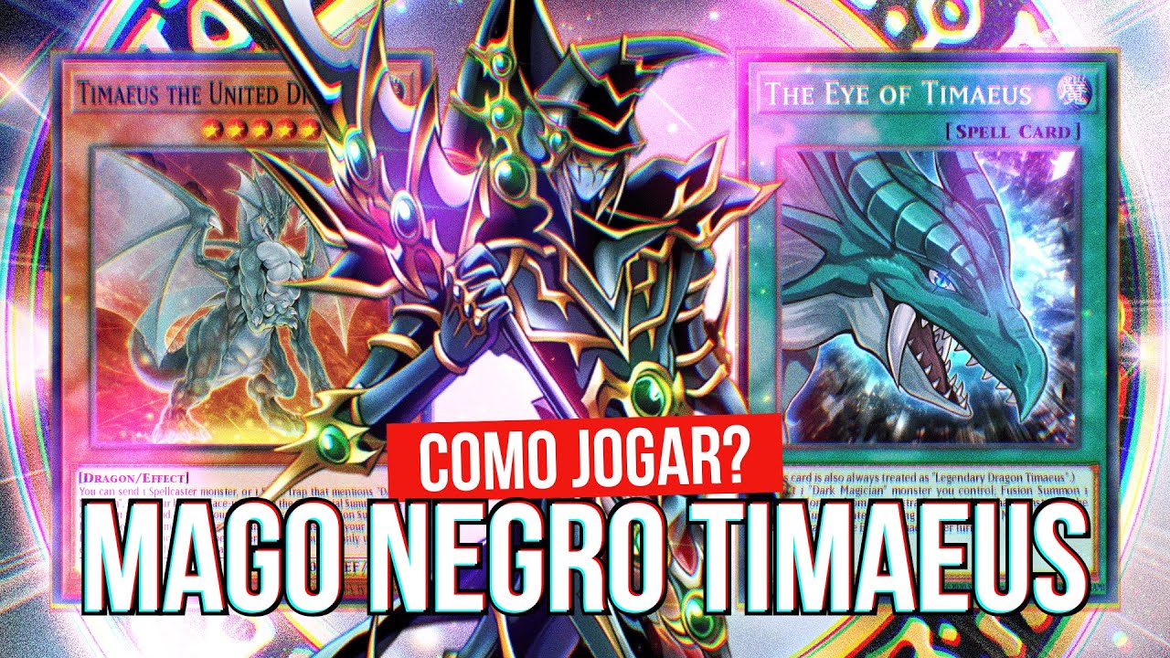 COMO JOGAR COM O NOVO MAGO NEGRO COM TIMAEUS? 5 NEGAÇÕES! TÁ INSANO! - YU-GI-OH! DUEL LINKS #289