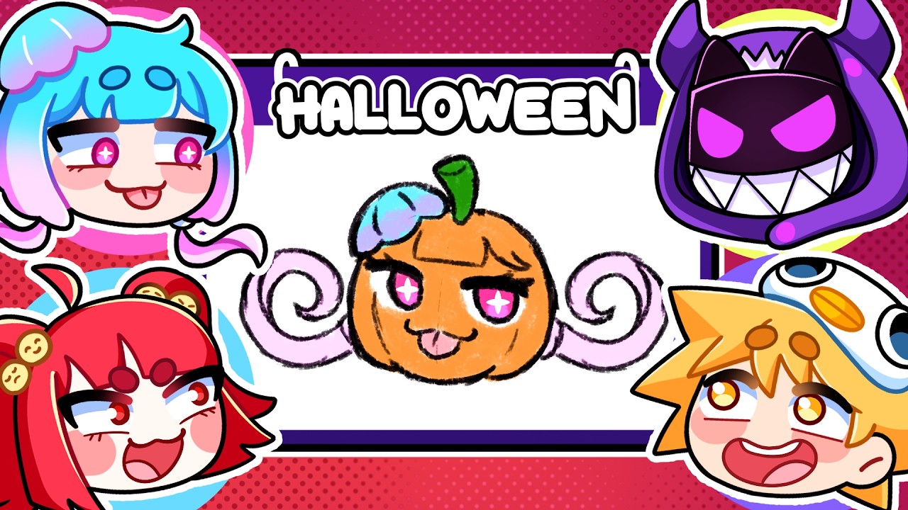 Desenhamos a TURMA DA BATATINHA no HALLOWEEN no Gartic Phone