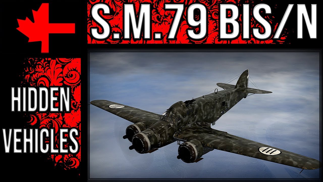 War Thunder &mdash; Скрытая техника &mdash; SM79 Sparviero bis/N (1942)