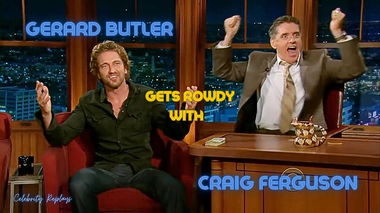 Gerard Butler, Craig Ferguson & Dirty Jokes! 😂 #gerardbutler #craigferguson #jokes