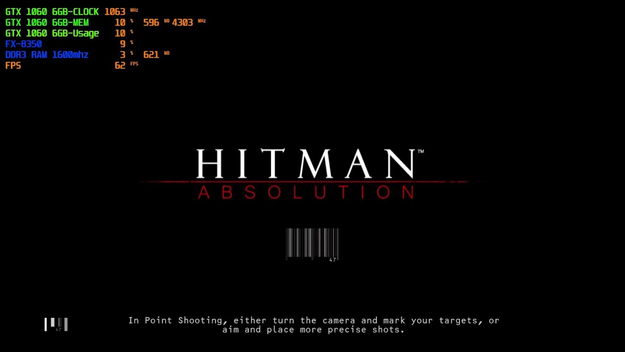 Hitman Absolution GTX 1060 6GB Benchmark