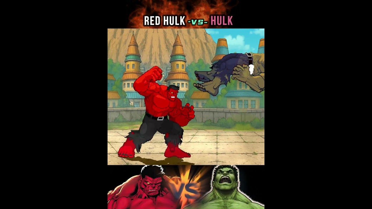 #Redhulk  vs. #WorldBreakerhulk  😡
