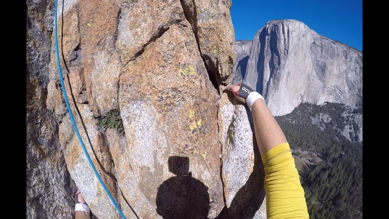 East Buttress of Middle Cathedra - Pitch 7-8 Linked