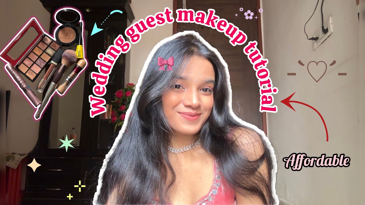 Wedding Guest Makeup Tutorial🌷(affordable & beginner friendly)