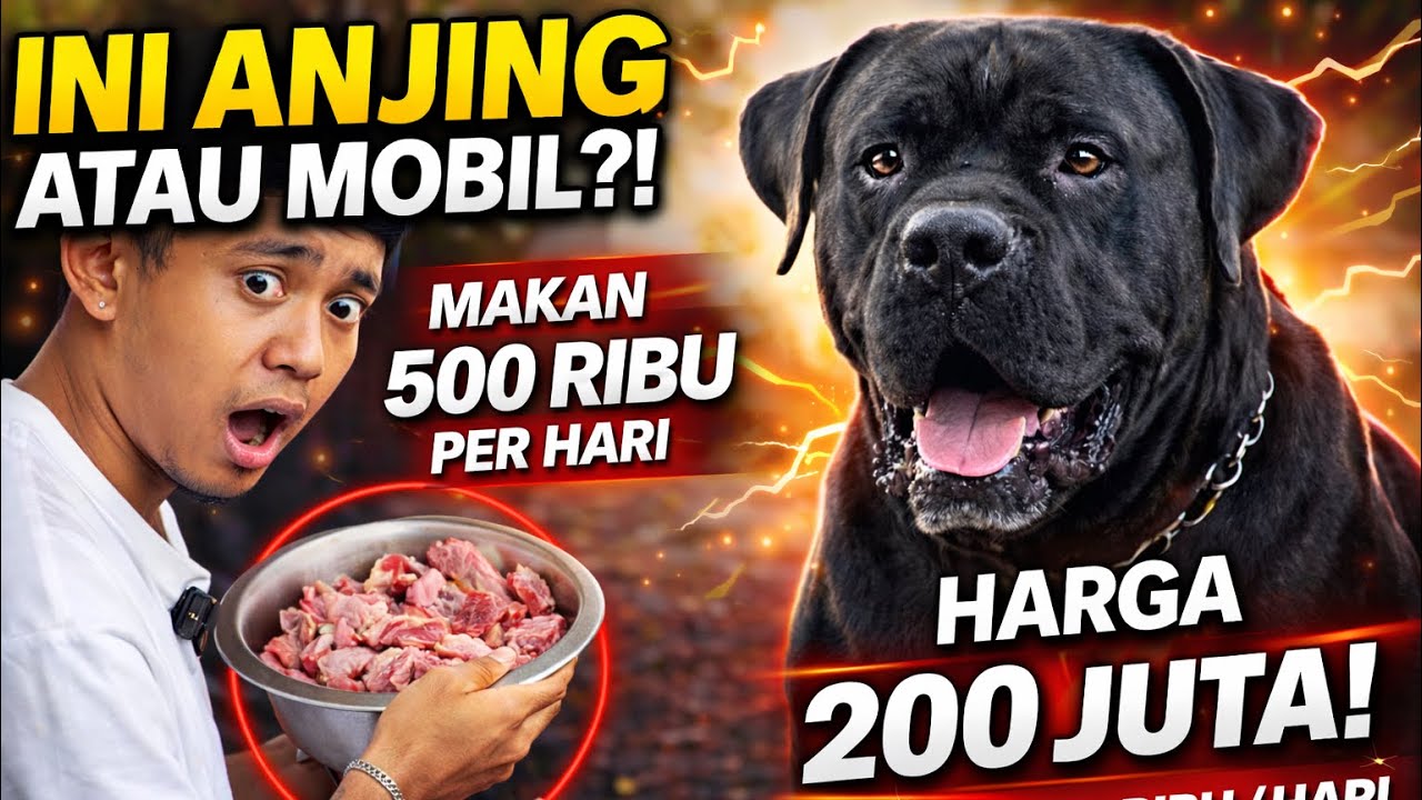 BUKAN ANJING BIASA ‼️ HARGA 200 JUTA, MAKAN 500 RIBU SEHARI