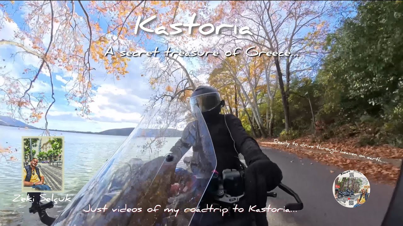 Kastoria, one of the secret treasure of Greece with YAMAHA Tmax 560…