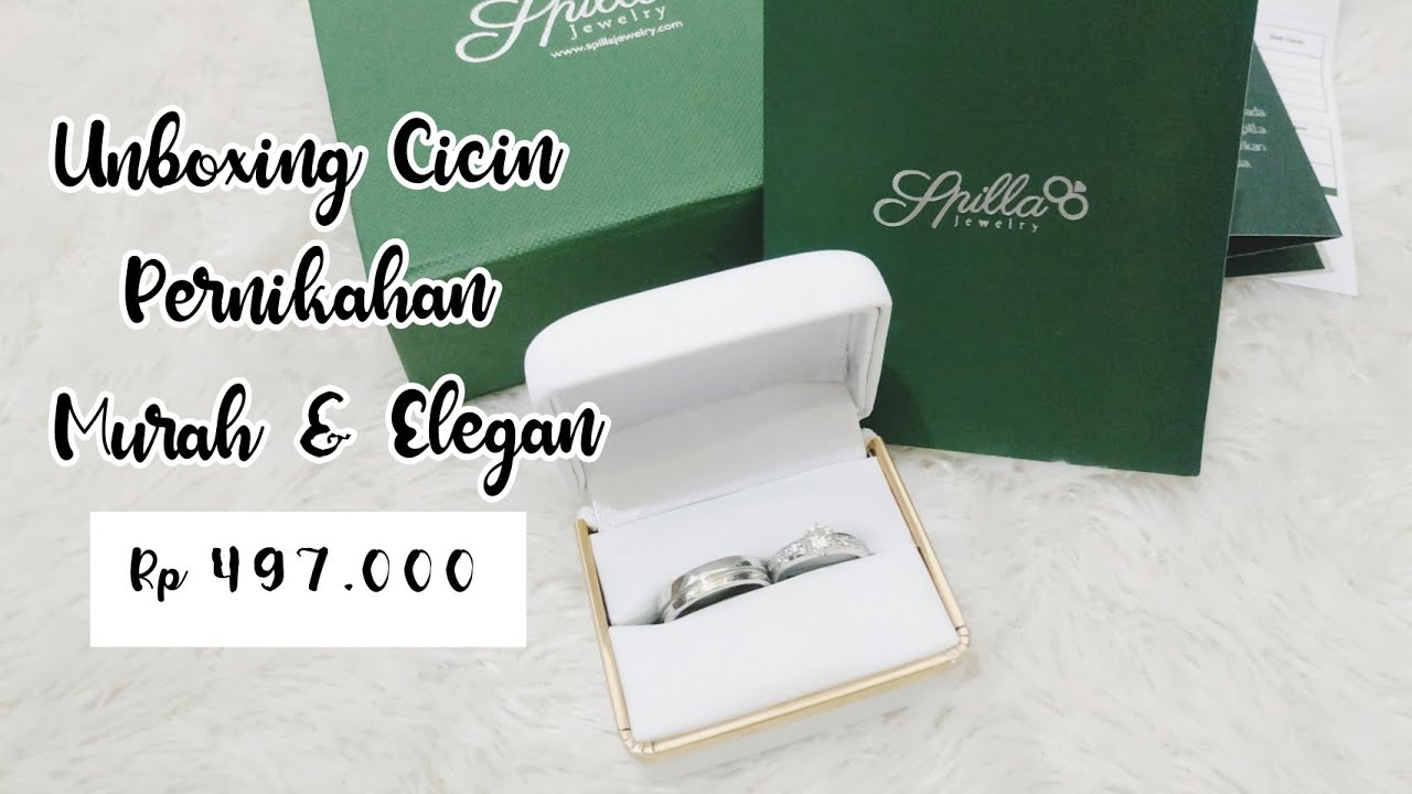 Unboxing Cincin Pernikahan atau Lamaran Murah tapi Elegan