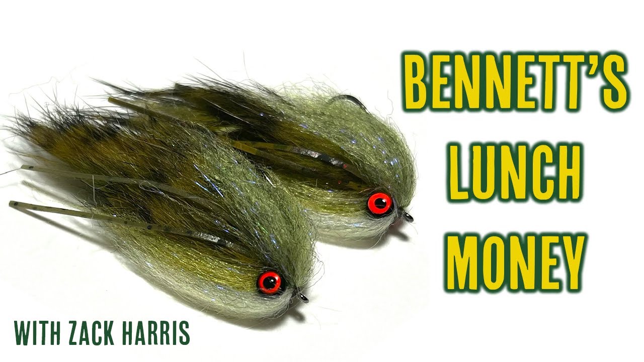 Fly Tying Matt Bennett's Lunch Money - The BEST Streamer For Bass!