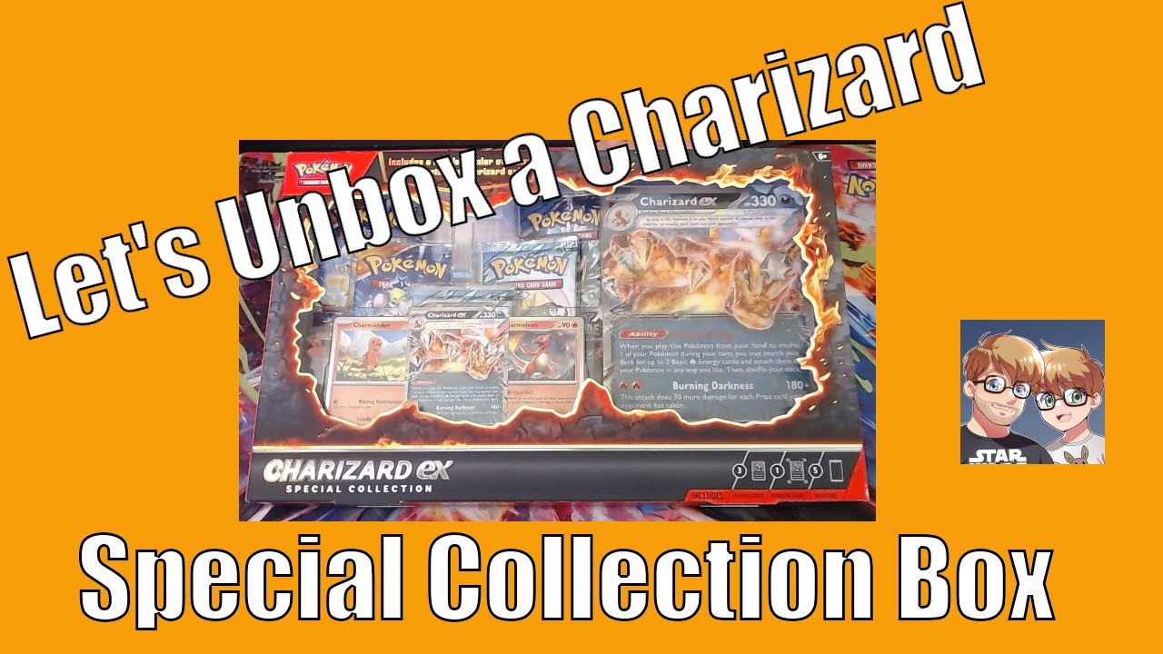 Unboxing a Charizard Collection Box - and pulling a cool hit!