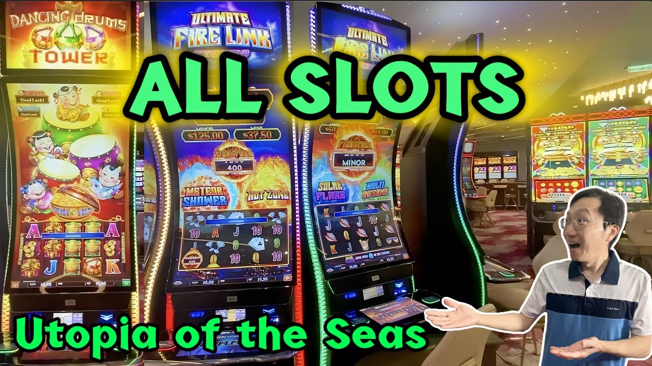 Every Slot Machine on Utopia of the Seas (Part 1) | Casino Walkthrough