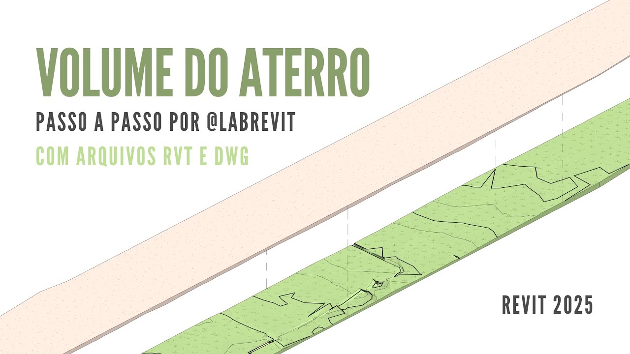 Como Calcular VOLUME de ATERRO no Revit 2025 | Passo a Passo