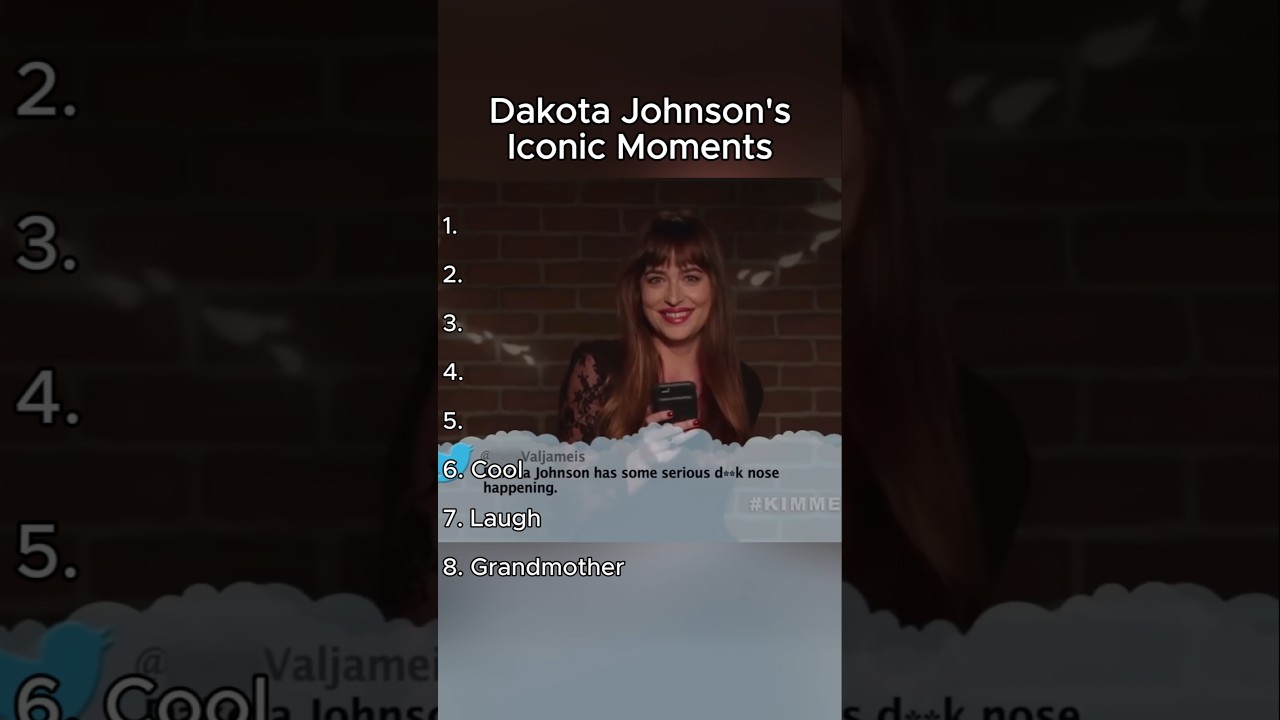 Dakota Johnson's Iconic Moments