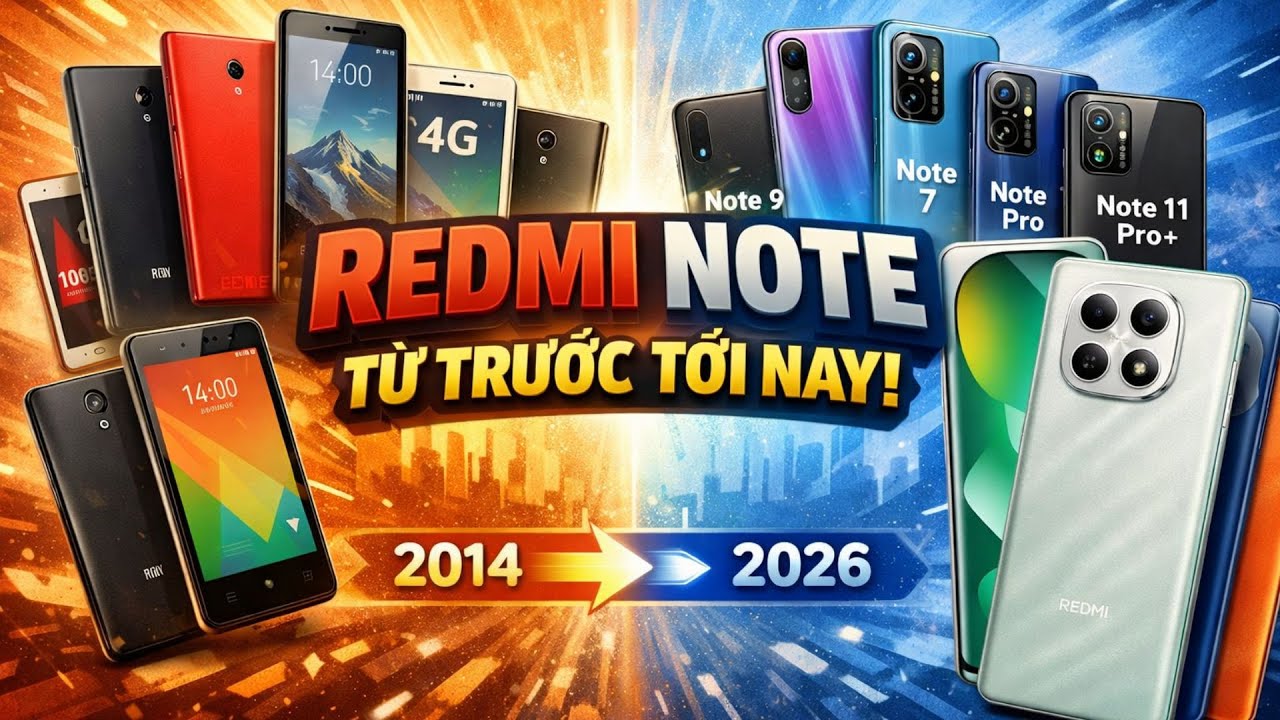 Hành Trình 10 Năm Redmi Note – Vì Sao Luôn Bán Chạy Nhất?