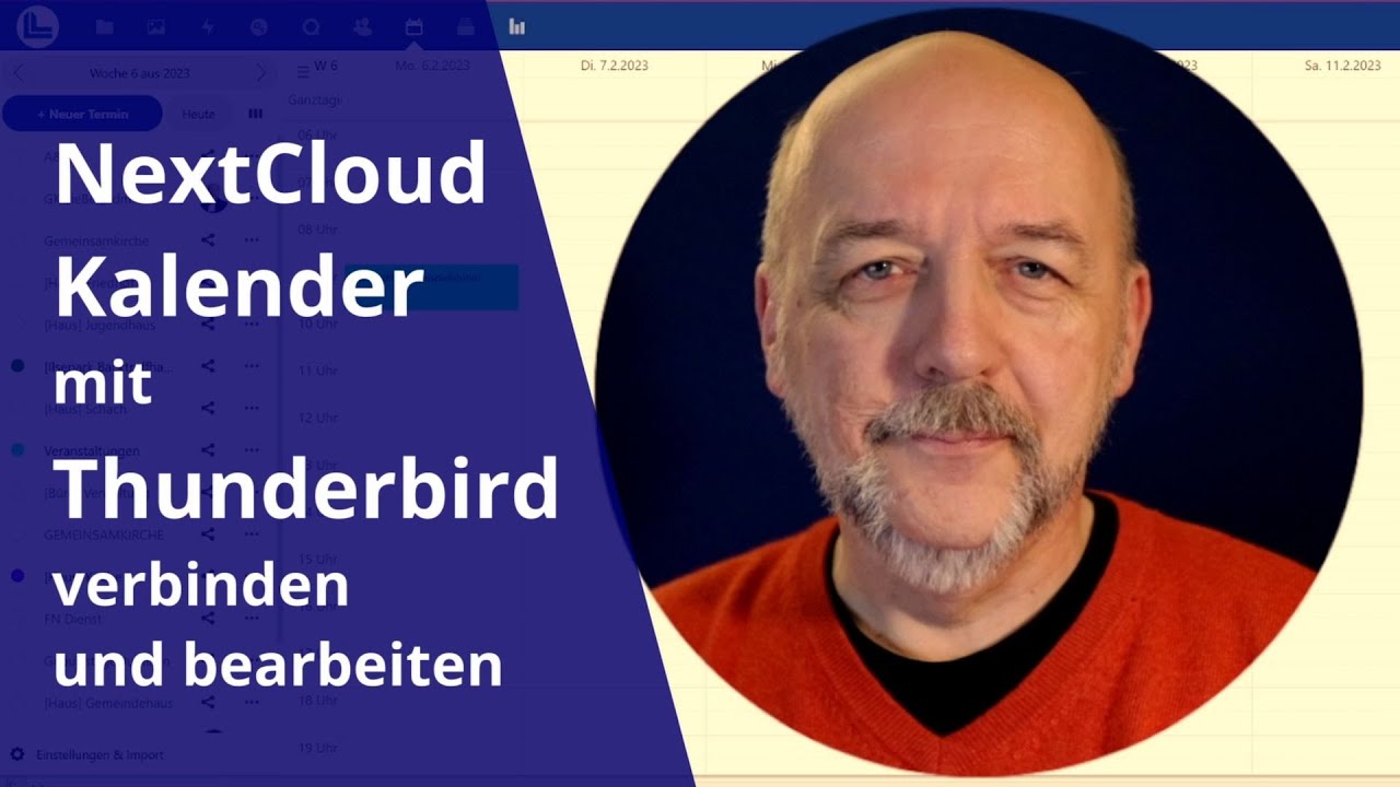 NextCloud Kalender mit Thunderbird verbinden und bedienen