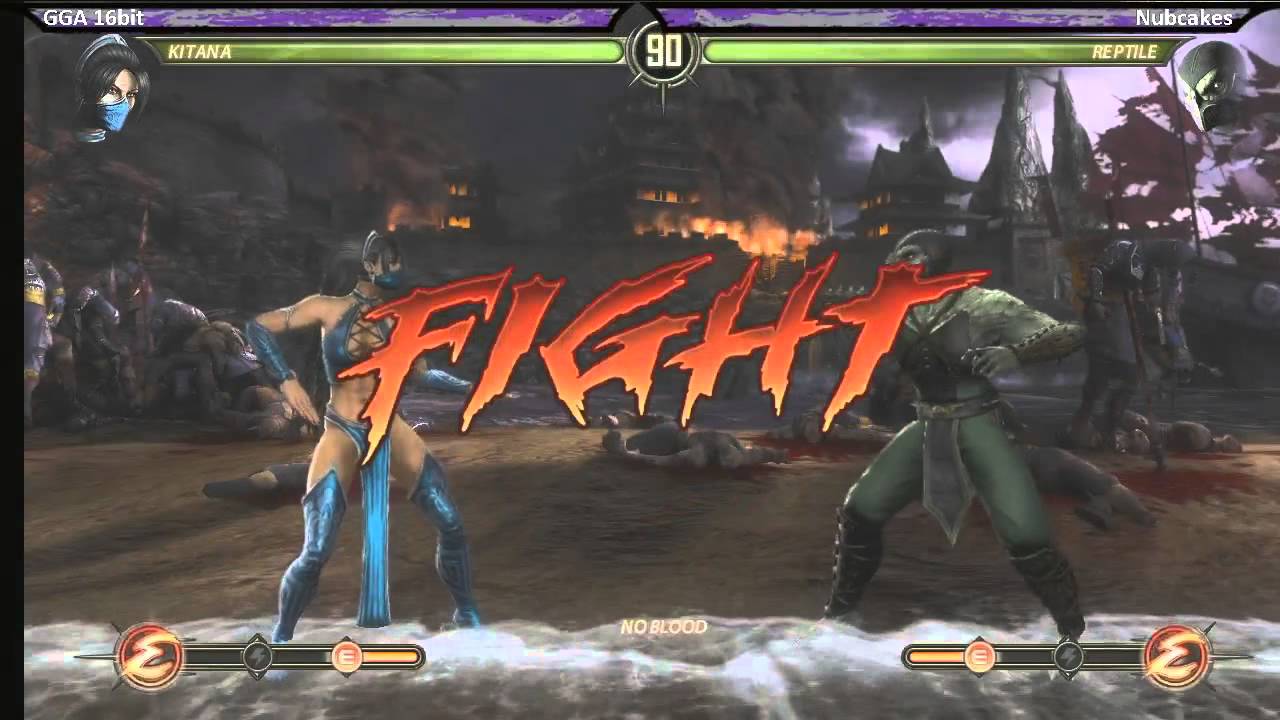MK9 - SCR 2013 - GGA 16 Bit (Kitana) vs Nubcakes (Reptile) - Pool 2