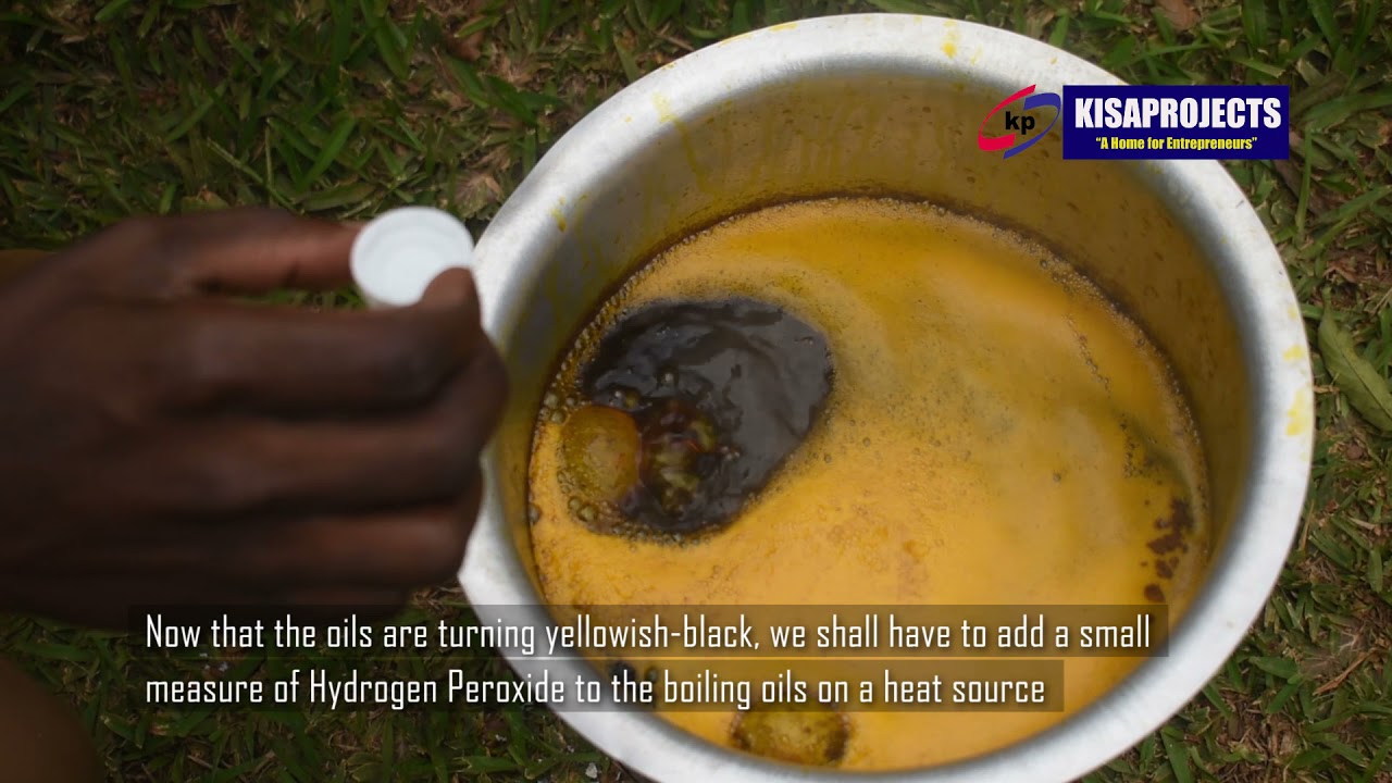 HOW TO BLEACH RED PALM OIL TO TURN IN PERFECT FOR COLORED BAR SOAP PRODUCTION