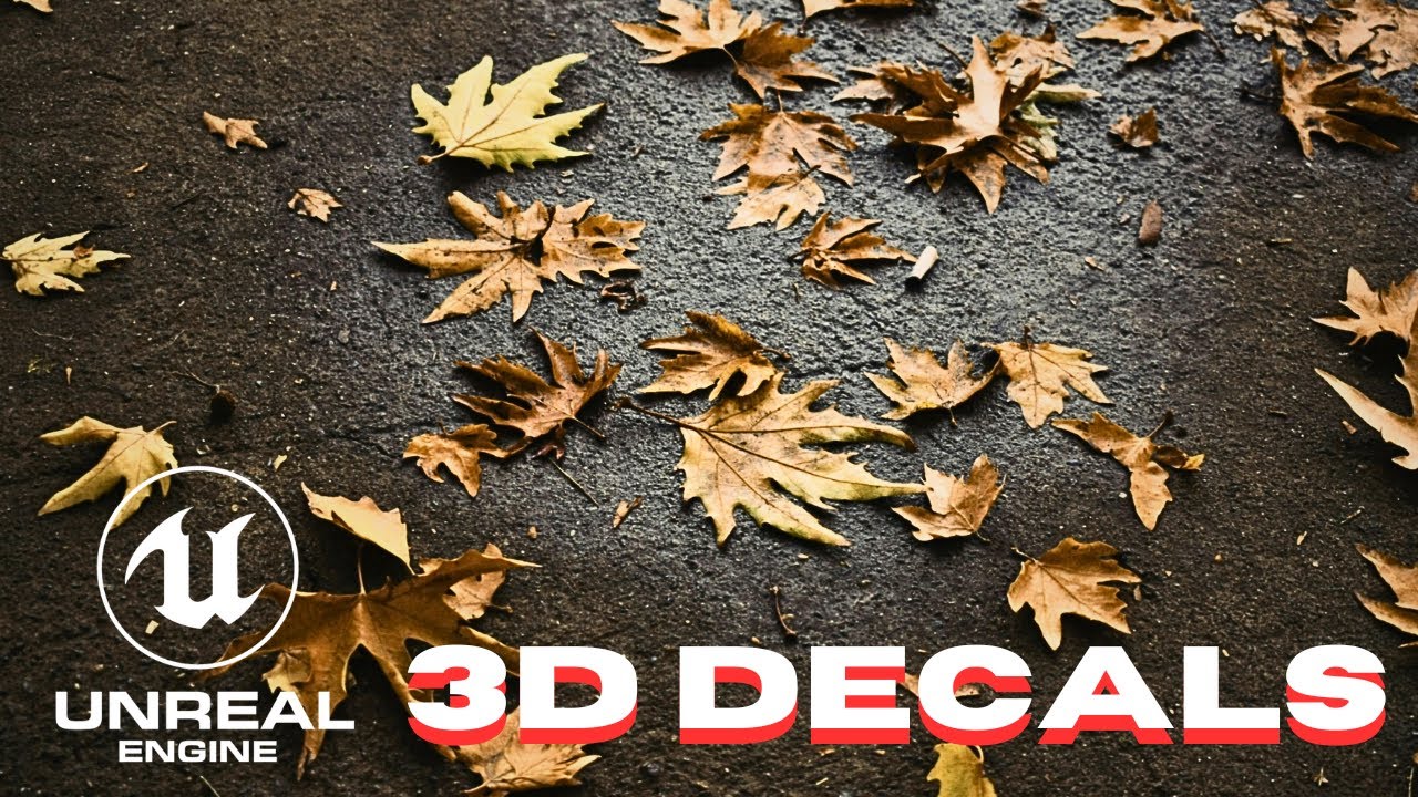 How To Convert Any Decals Into 3D Mesh | Unreal Engine 5.4 😍