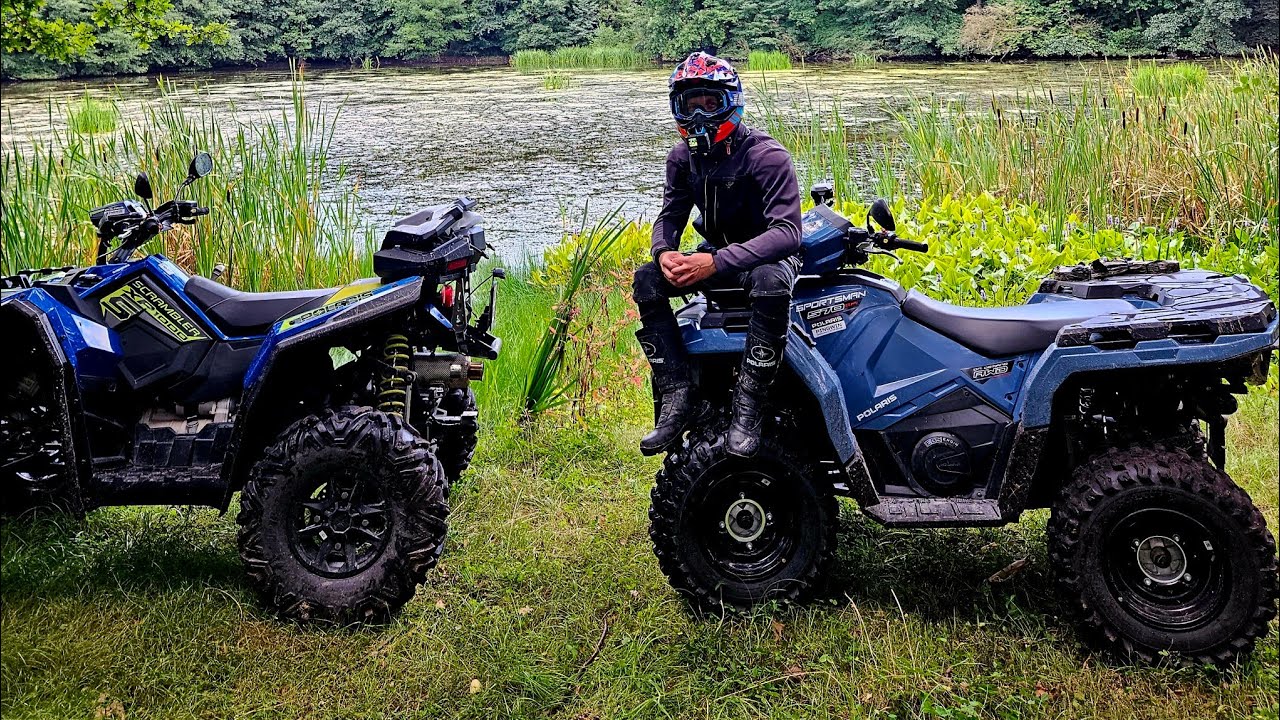 TEN QUAD MA NADMOC 😆 POLARIS SCRAMBLER 1000 S IN ACTION | Polaris Sportsman 570
