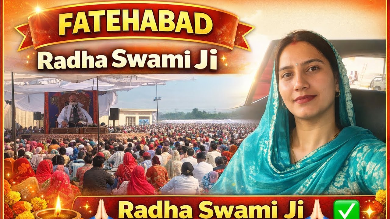 Fatehabad satsang minivlog🙏🏻✅🌸 Radha Swami🙏🏻🧿❤️.  #minivlog#explore#viral#vlog #like#share#trending