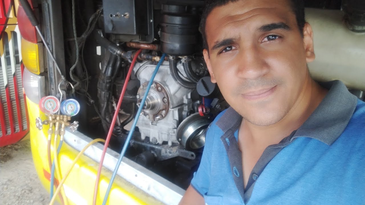 AR CONDICIONADO ÔNIBUS! DIAGNÓSTICO NO COMPRESSOR THERMOKING X430#