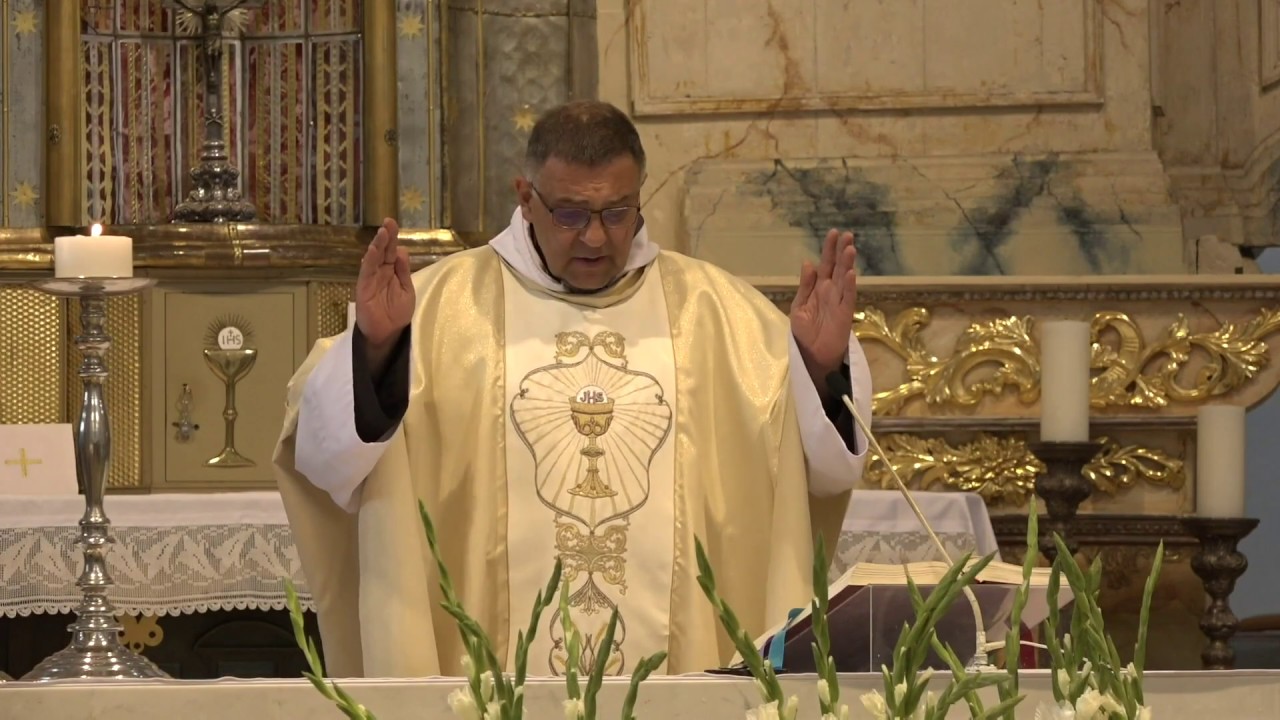 2019-09-08 br. Astijus Kungys OFM, pamokslas, Kretinga