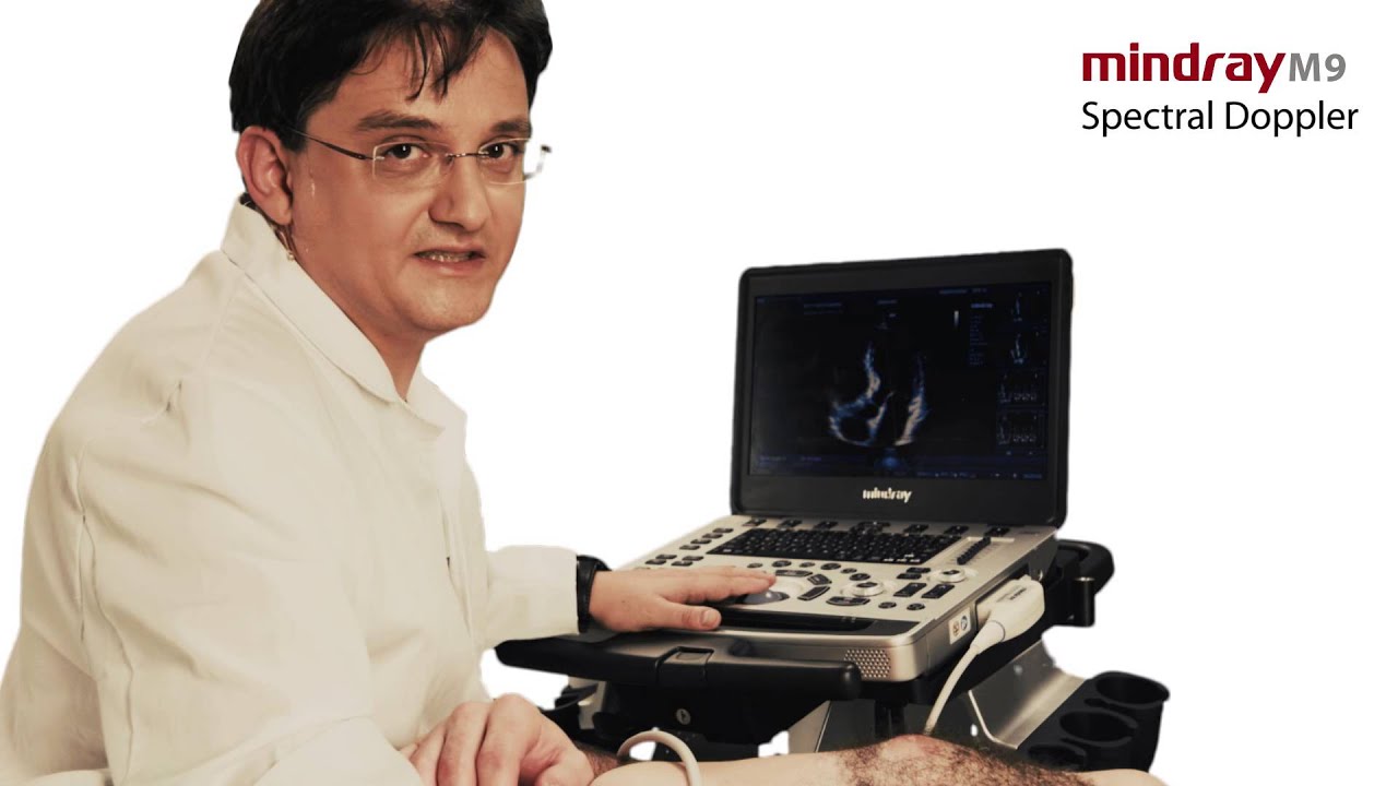Spectral Doppler on Mindray M9 Hand-carried Ultrasound System