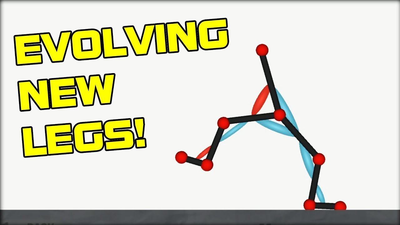 Evolving Running Legs in Awesome Simulator! (Evolution Gameplay)