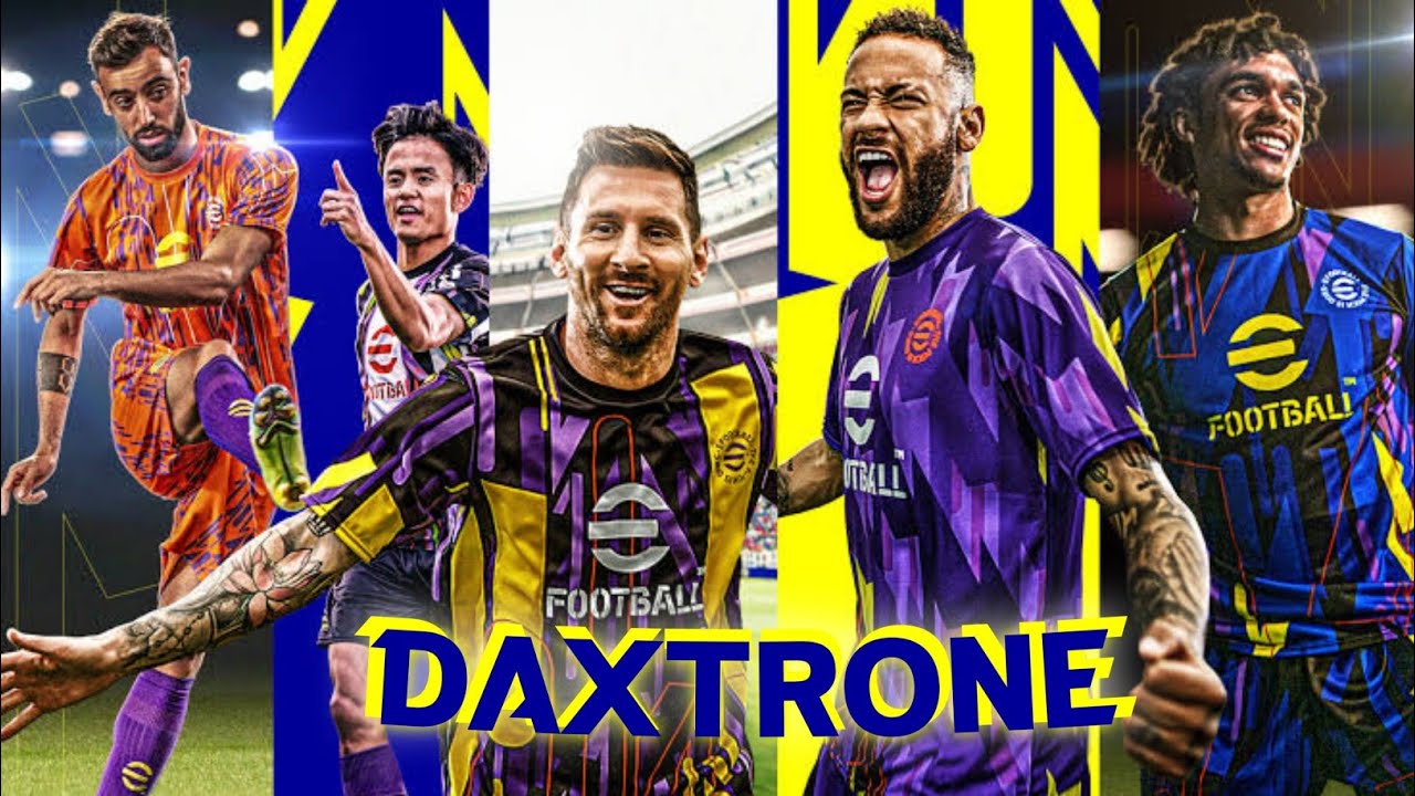 Daxtrone playing Messi vs Ronaldo in Efootball