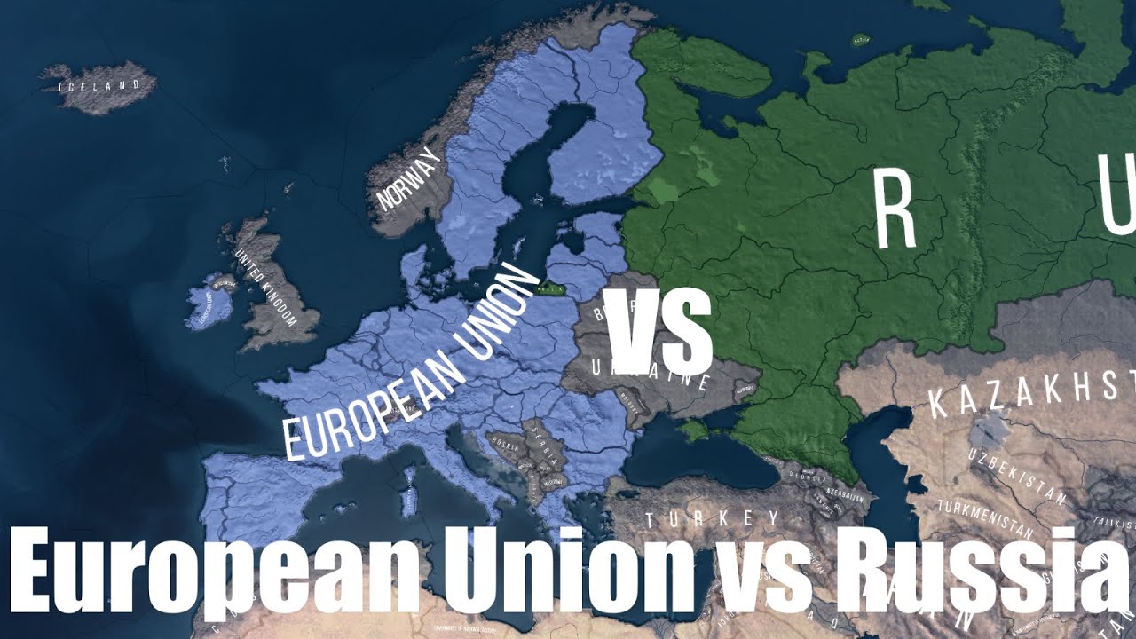 European Union Vs Russia - Hoi4 timelapse