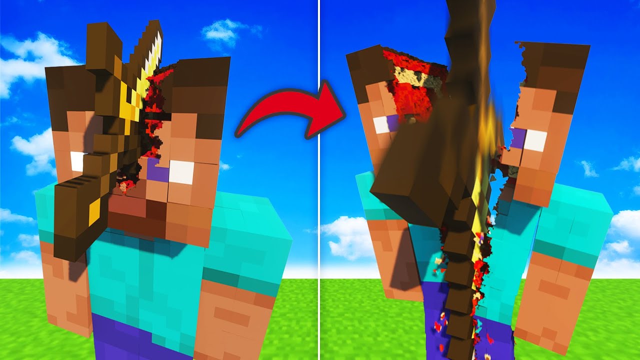 Tiny to Huge Swords vs Giant Steve