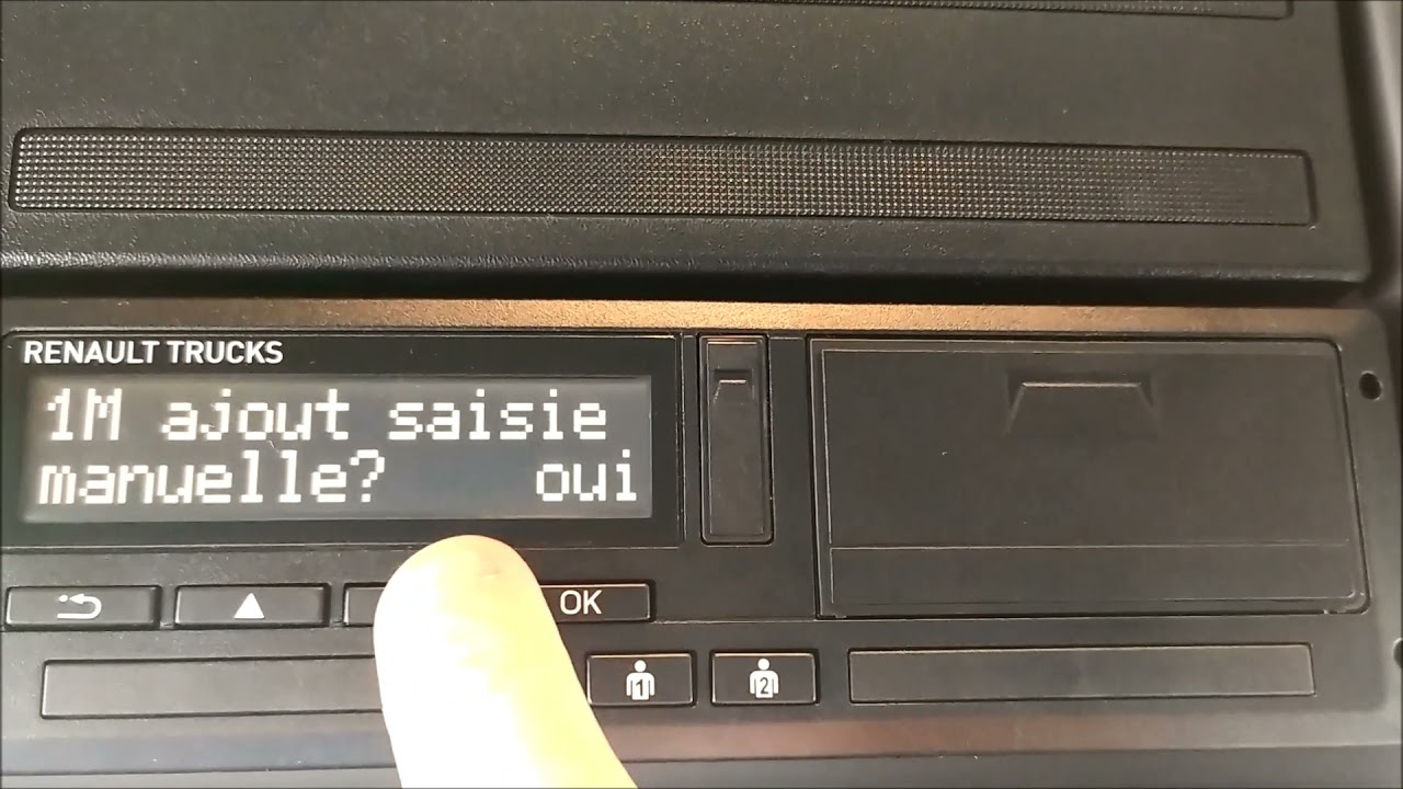 carte dans contrôlographe