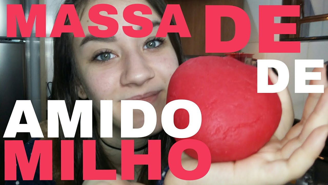 D.I.Y. - Massinha de Modelar Com Amido de Milho Tipo Play Doh