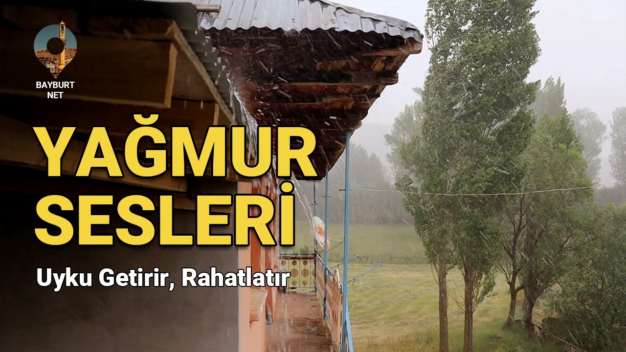 Yağmur ve Dolu Sesleri – Rahatlatıcı Doğa Ambiyansı, Uyku ve Meditasyon İçin