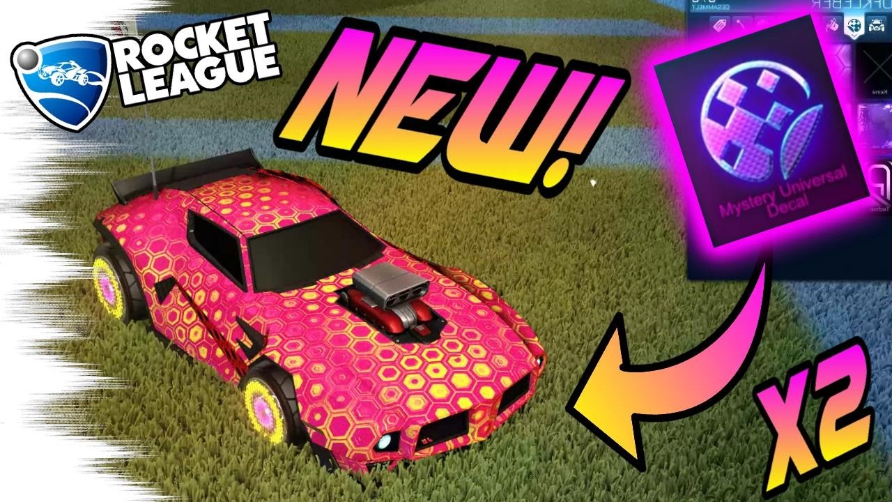 2 New BLACK MARKET MYSTERY DECALS! - Biomass & Digitron/Hexed! (Rocket League Crate 4)