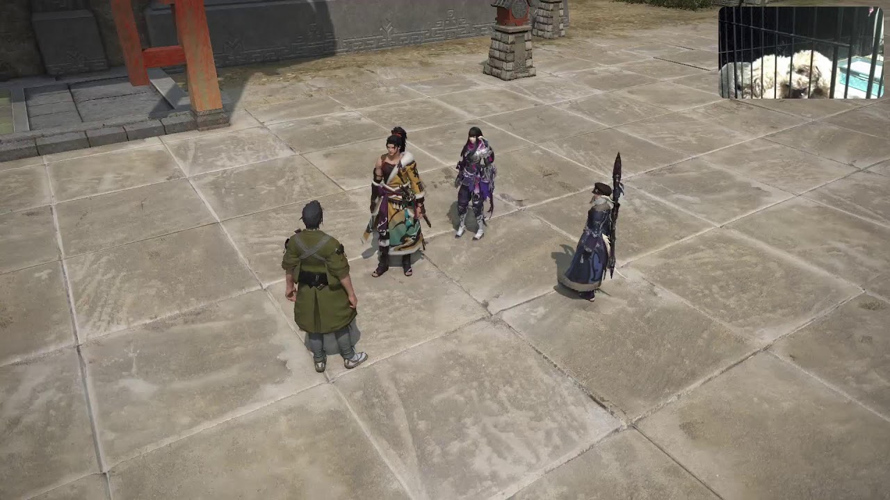 FF14 エオルゼアを救う　　トイプードル見ながら