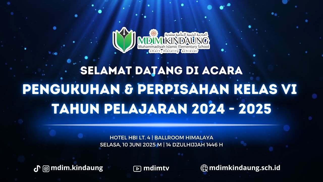 Perpisahan dan Pengukuhan Murid Kelas VI 2025 | MDIM Kindaung 1-2 Banjarmasin