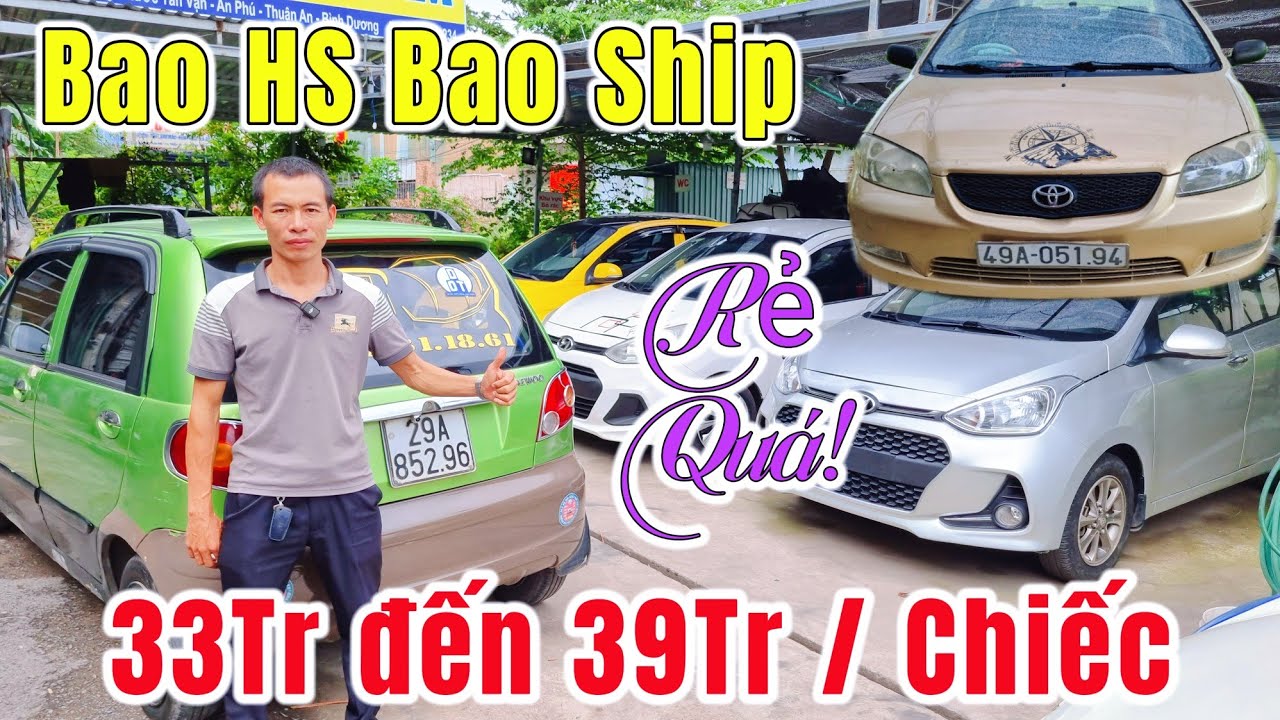 Xe Điện Áp Đảo Ô Tô Xăng Còn 33Tr đến 39Tr/ Chiếc Nhiều i10, Vios Có Góp Bao Ship Tại Xe Cỏ Miền Nam