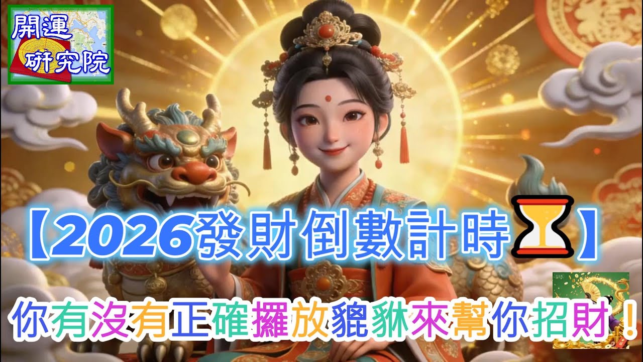 【2026發財轉運⏳】貔貅怎樣放才能招財！？🔥  #2026發財年 ,#2026風水 ,#六帝錢 ,#銅貔貅 ,#玉貔貅  #貔貅招財 ,#貔貅擺放 ,#貔貅禁忌 ,#開光貔貅