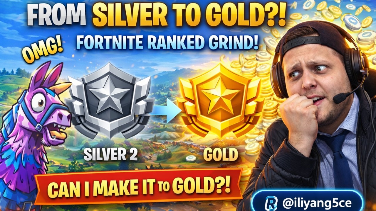FROM SILVER TO GOLD?! 🏆 Fortnite Ranked Grind! (Road to 250 Subs)